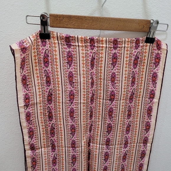 Vintage Echo Silk Rectangle Scarf Japan - Picture 5 of 15